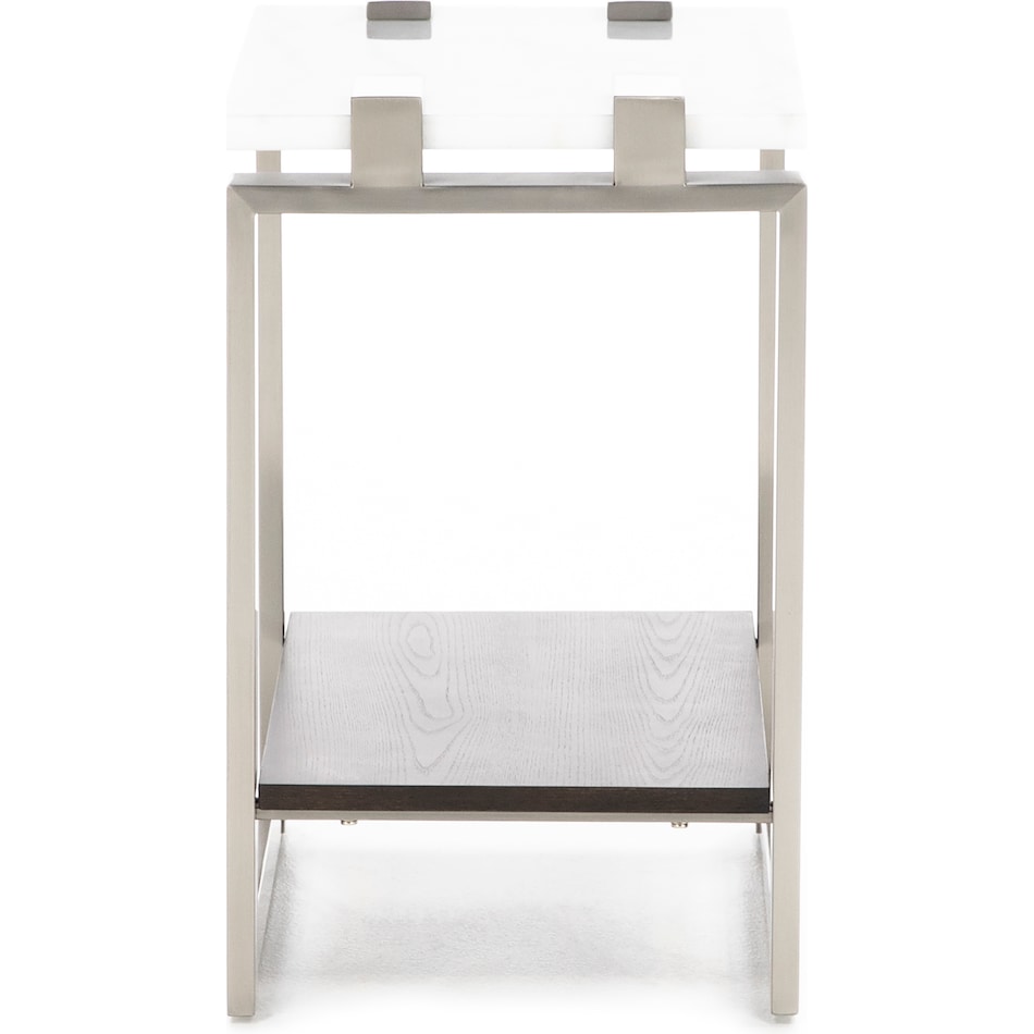 magp white chairside table para  