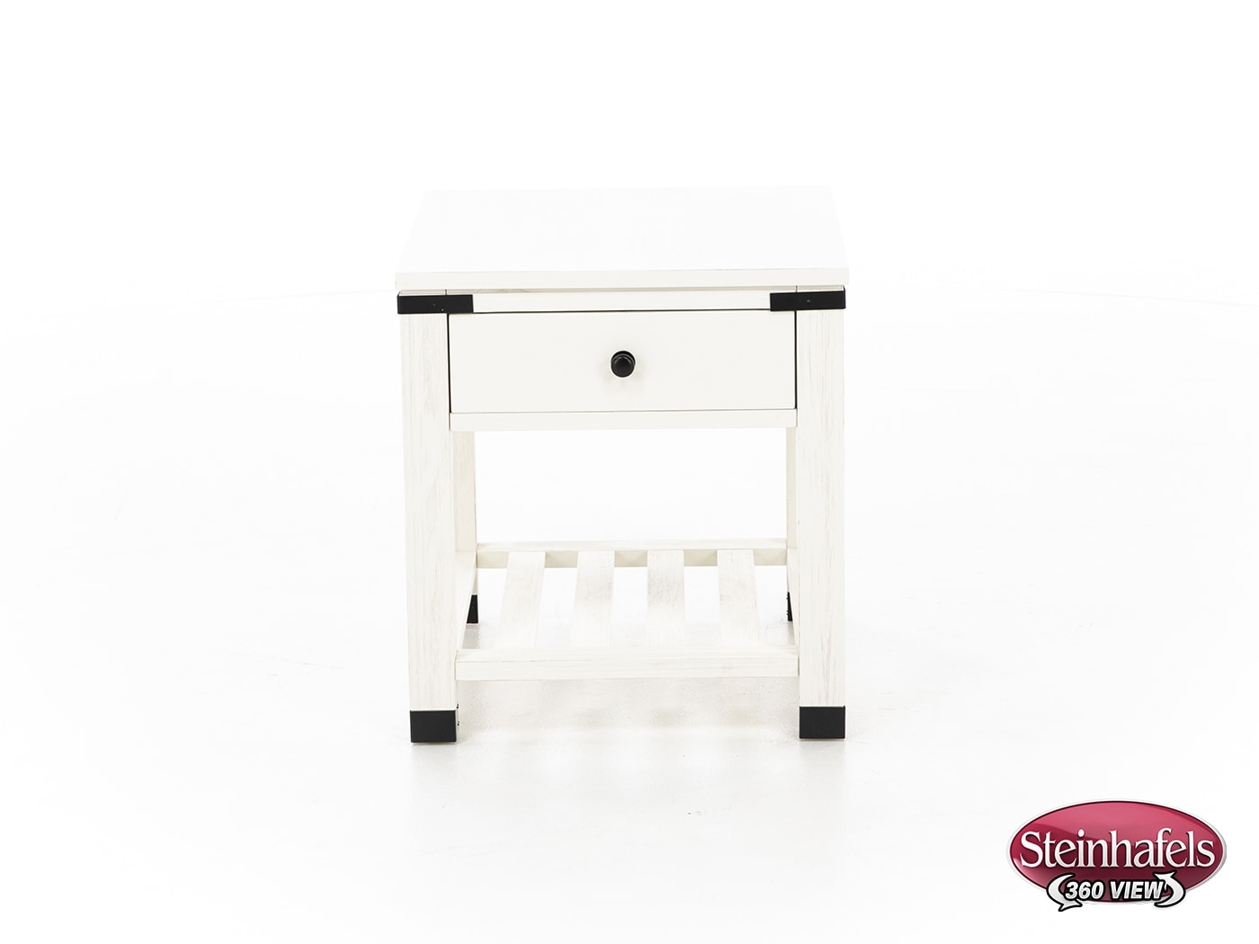 magp white end table  image har  