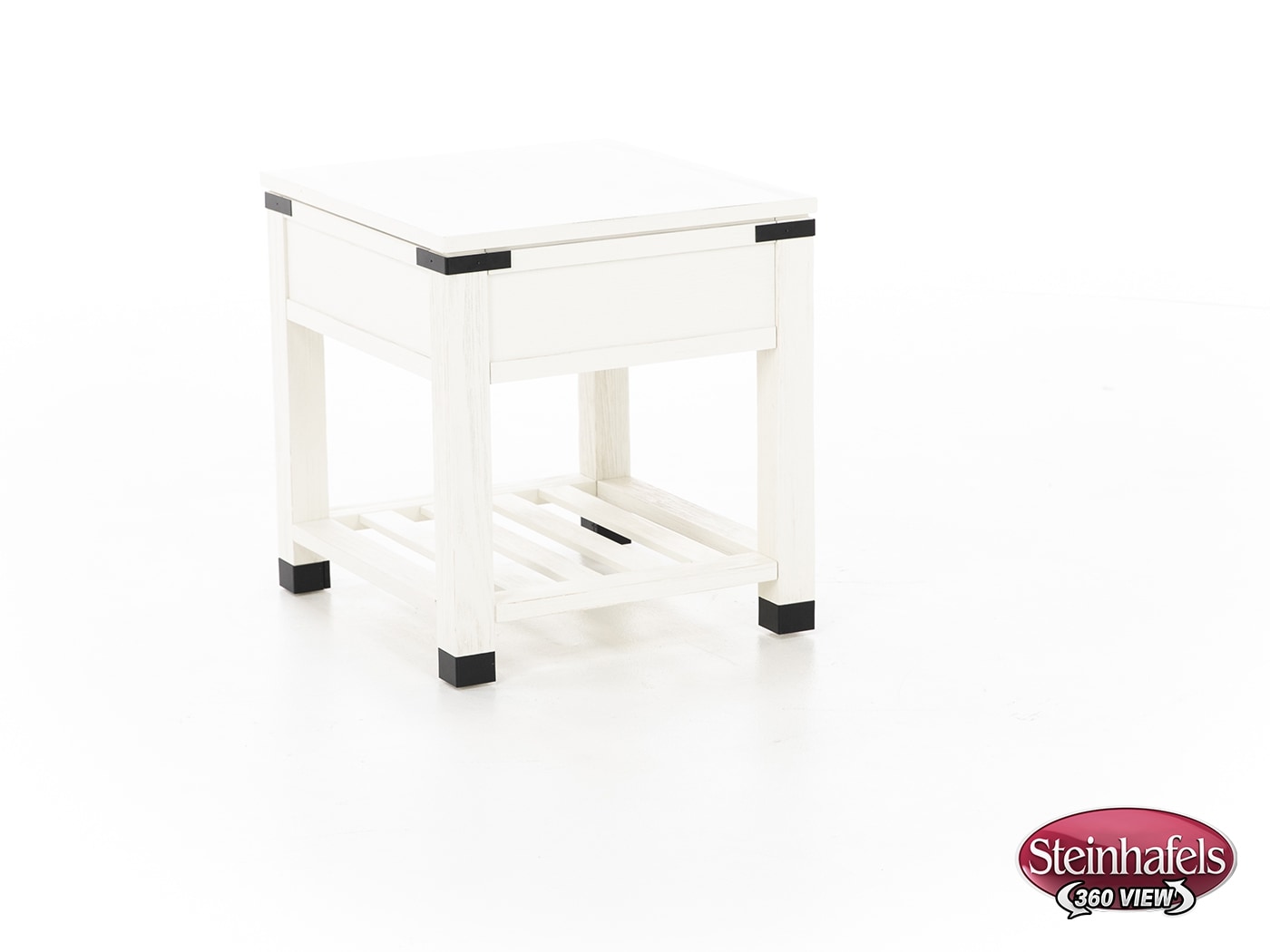 magp white end table  image har  