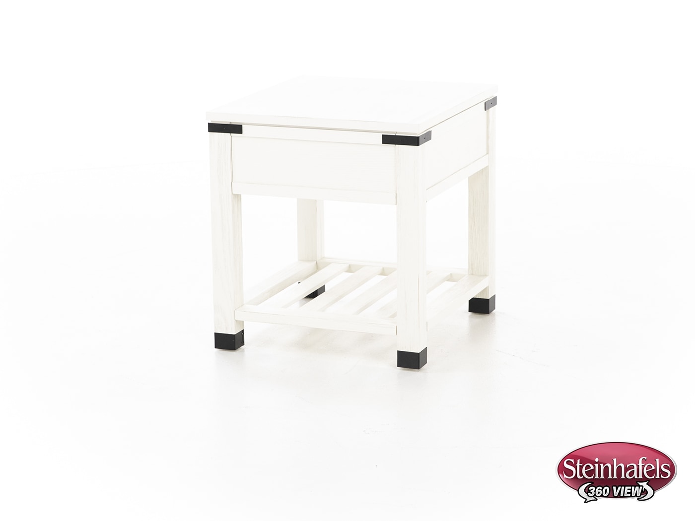 magp white end table  image har  