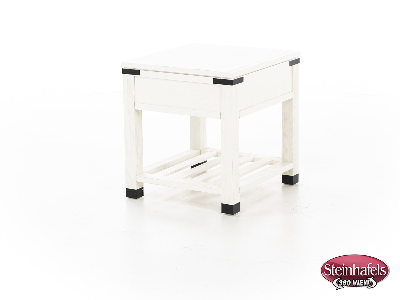 magp white end table  image har  