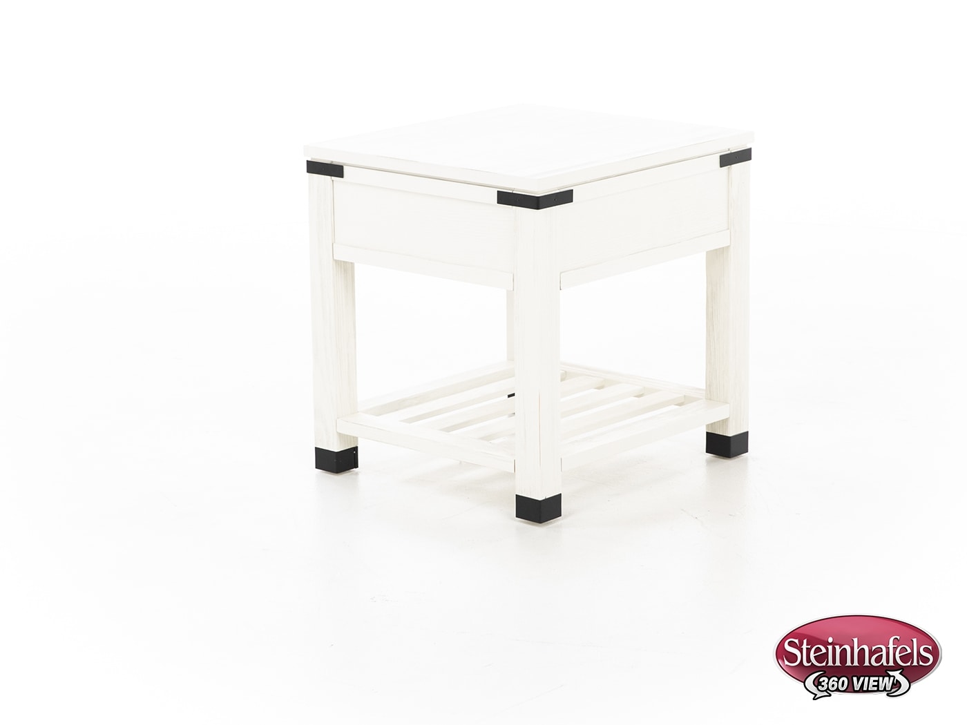 magp white end table  image har  