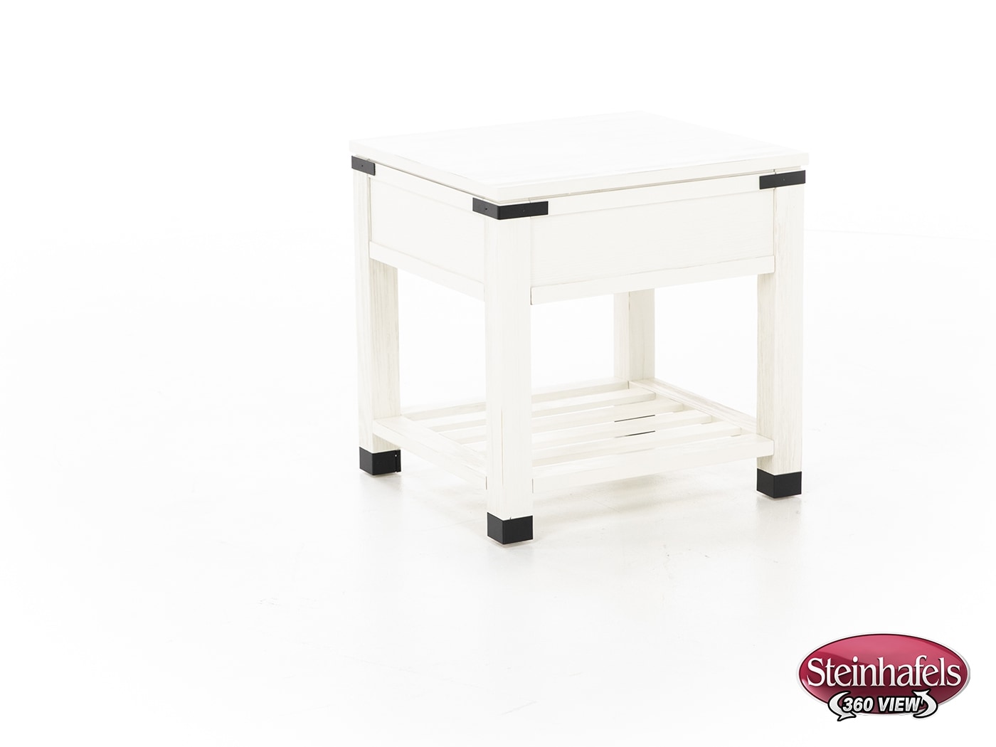 magp white end table  image har  