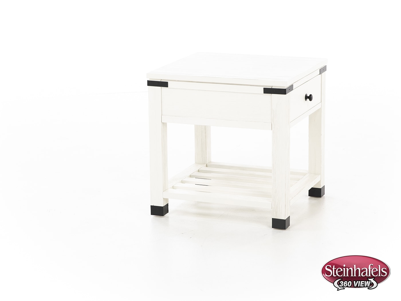 magp white end table  image har  