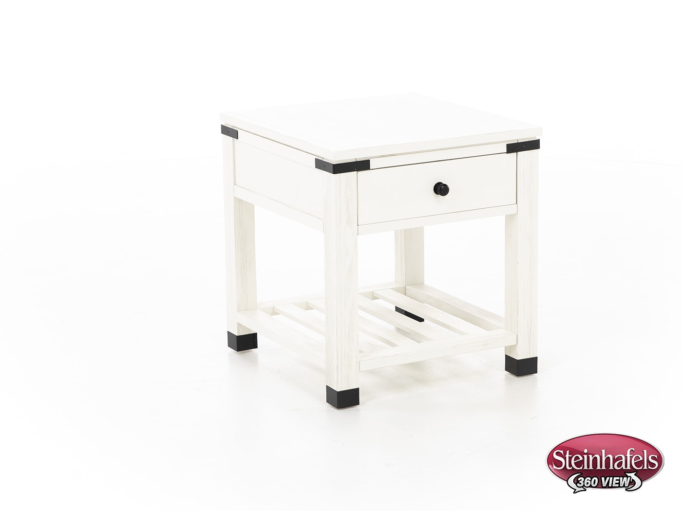 magp white end table  image har  