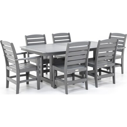 Napa 7-pc Rect Dining Set W/2 Arm/4 Side Chairs