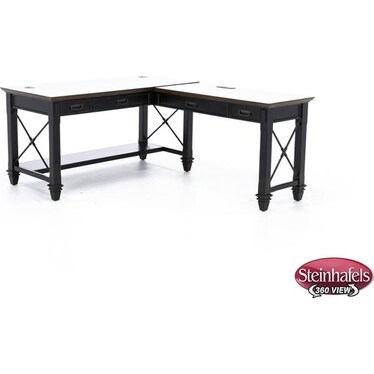 Estate Black Writing L-Desk