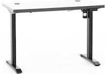 martin furniture black desk rised  