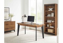 martin furniture brown bookcase and  