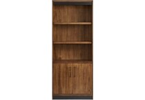 martin furniture brown bookcase and  