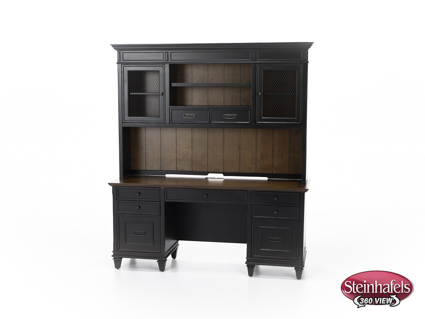 martin furniture brown desk  image pk  