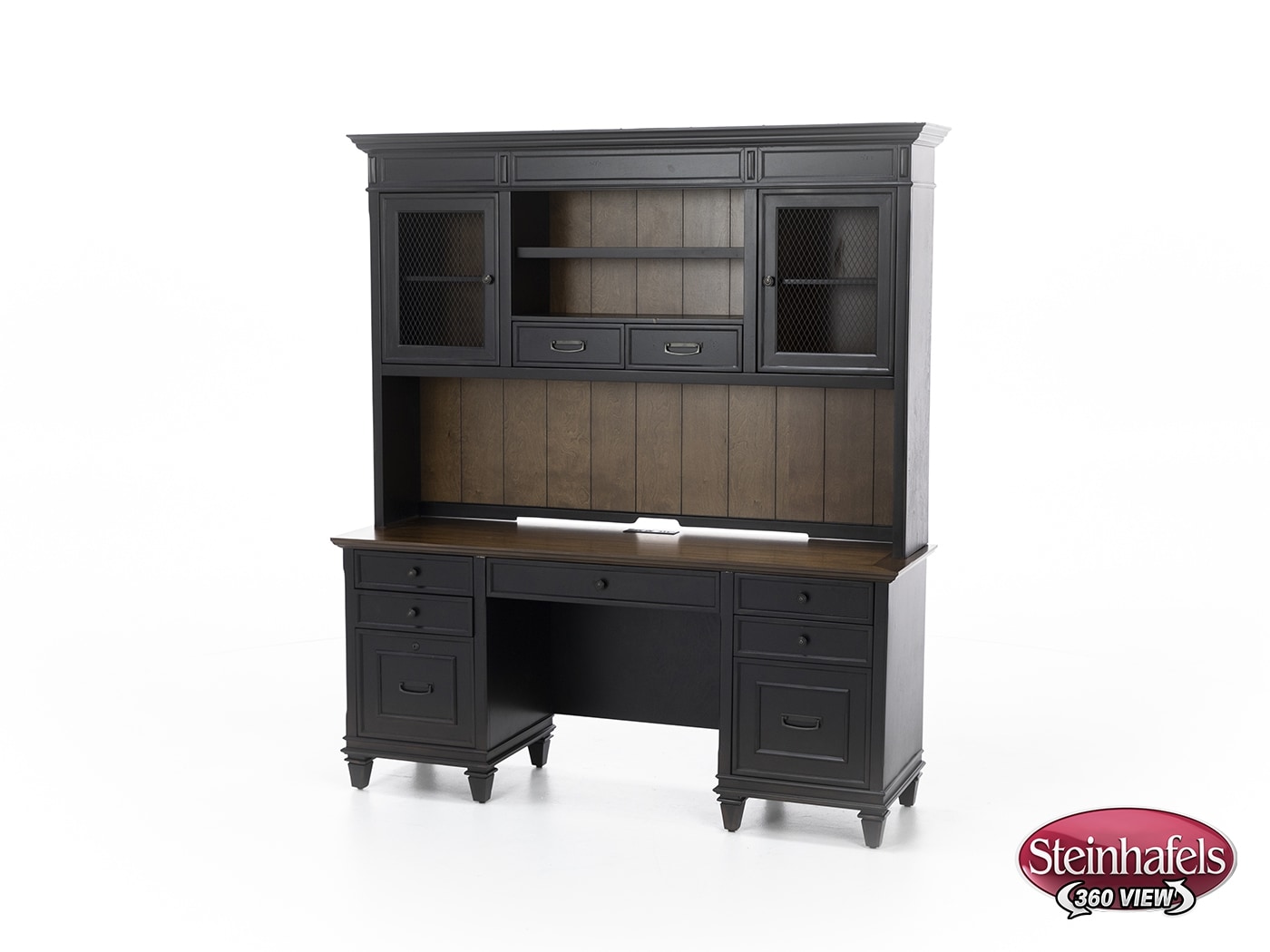 martin furniture brown desk  image pk  