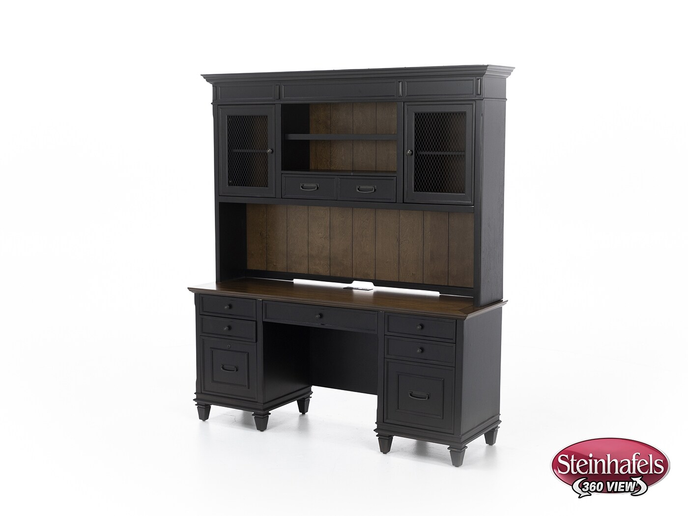martin furniture brown desk  image pk  
