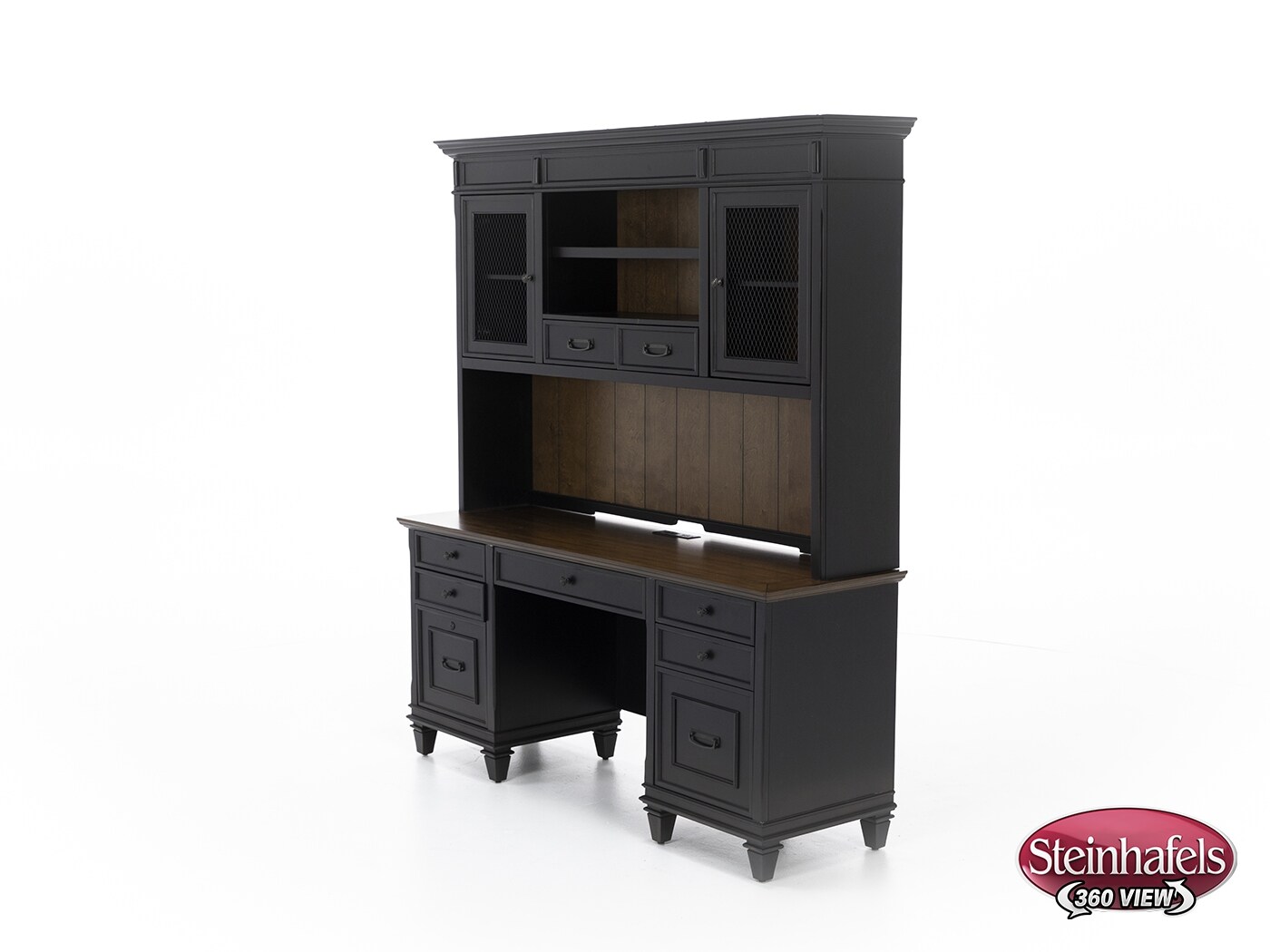 martin furniture brown desk  image pk  