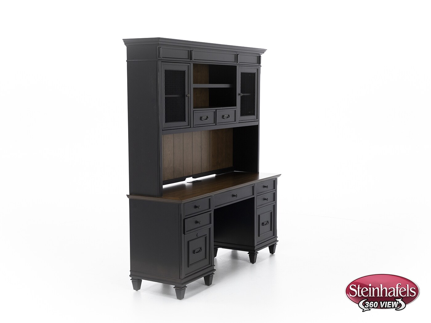 martin furniture brown desk  image pk  