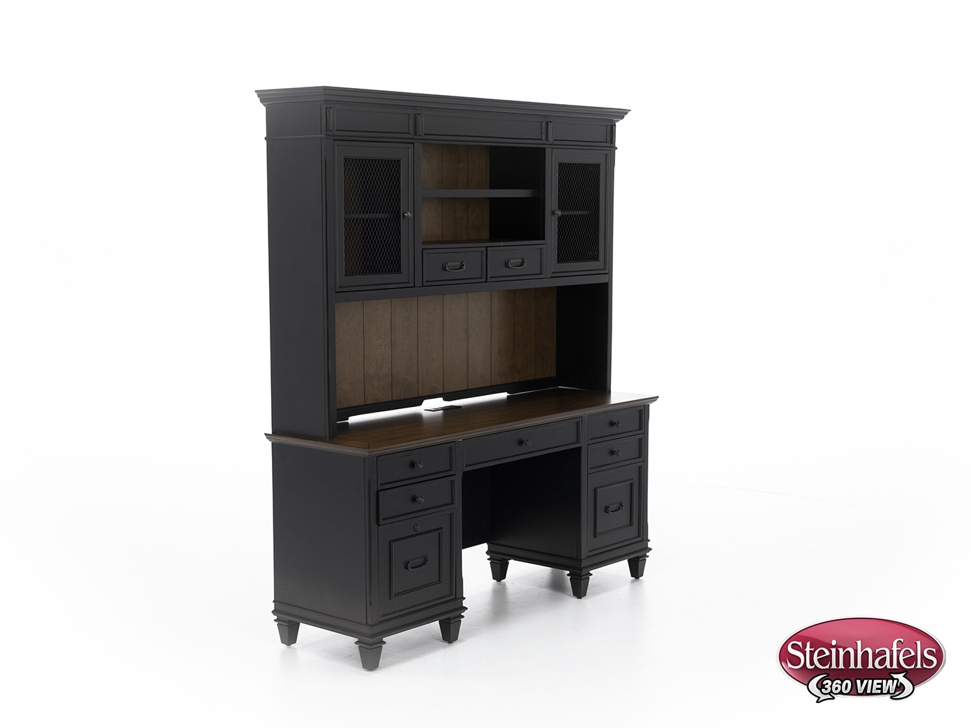 martin furniture brown desk  image pk  
