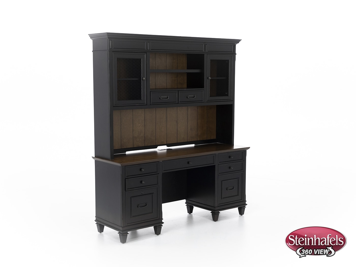 martin furniture brown desk  image pk  