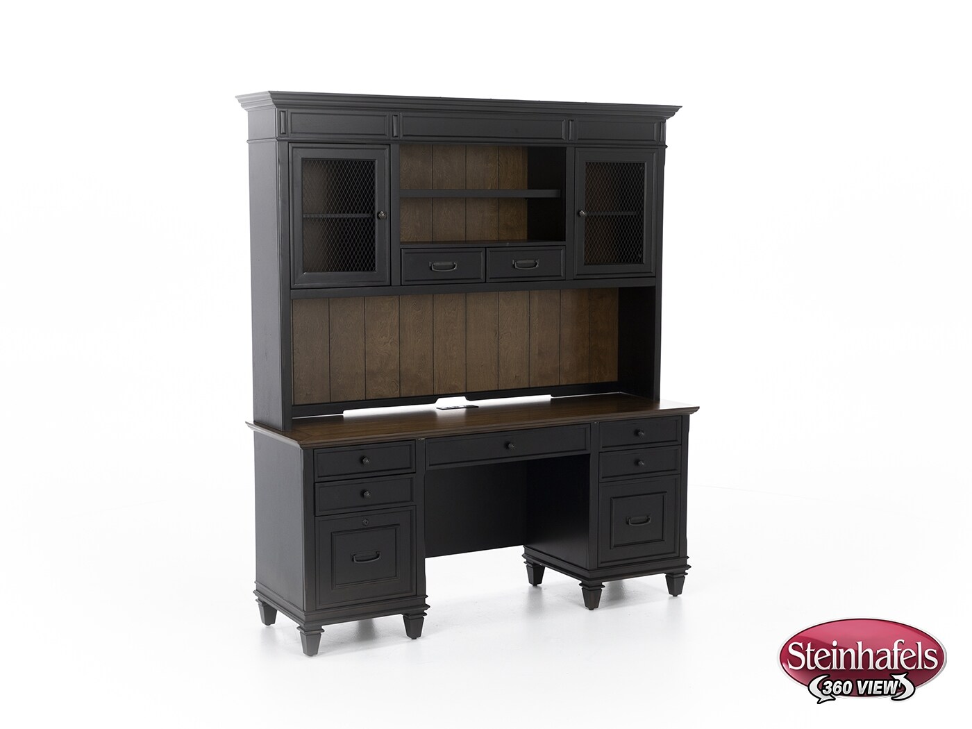 martin furniture brown desk  image pk  