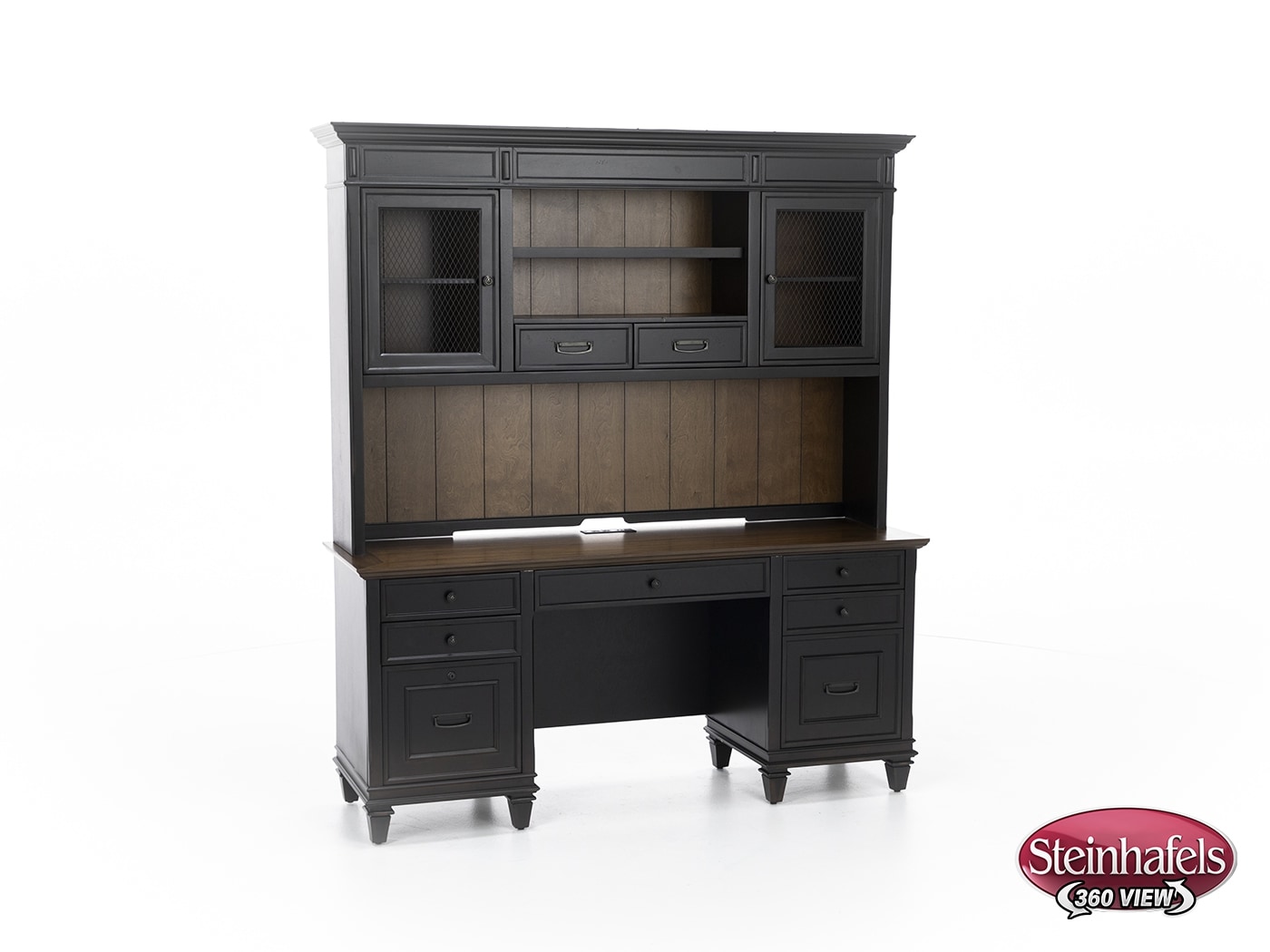 martin furniture brown desk  image pk  