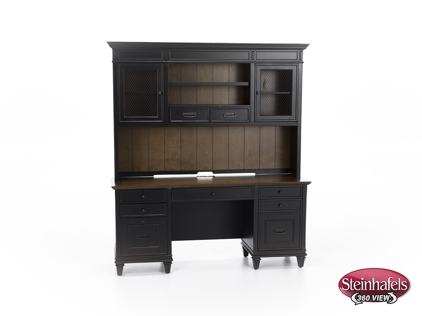 martin furniture brown desk  image pk  