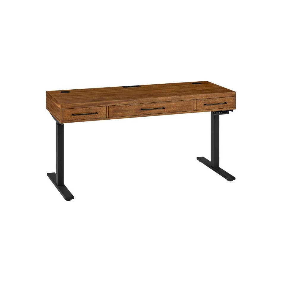 martin furniture brown desk and  