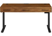 martin furniture brown desk and  