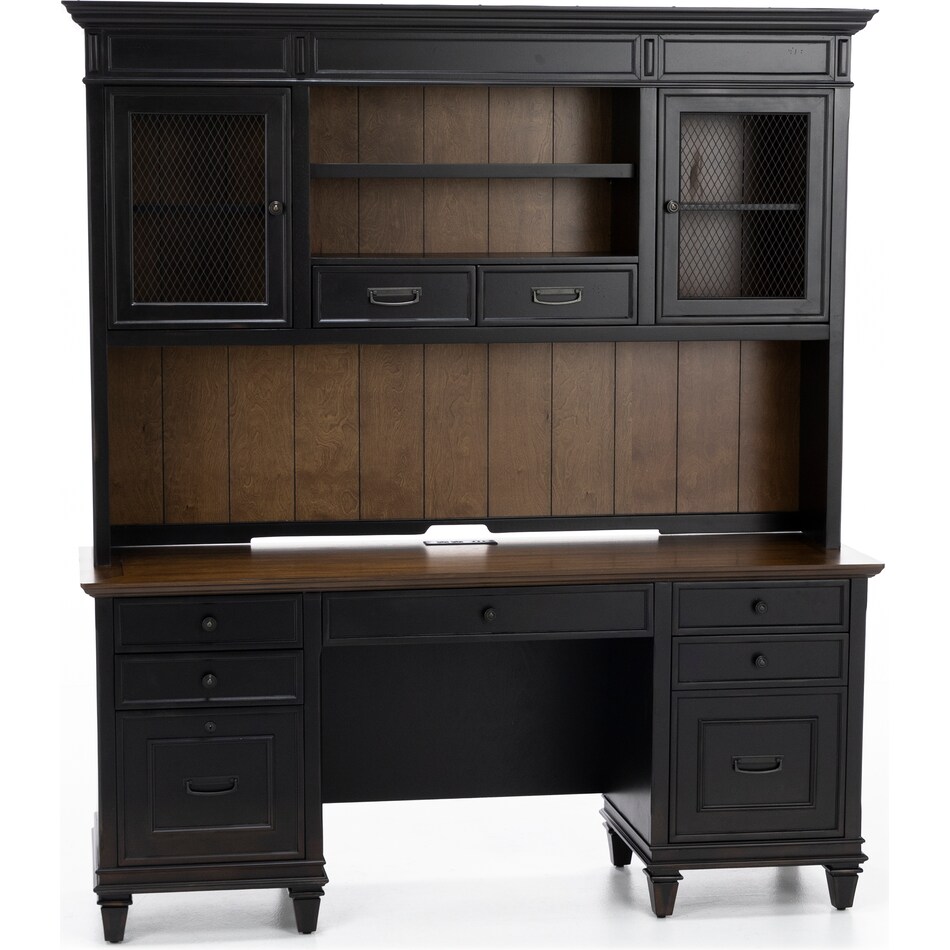 martin furniture brown desk pk  