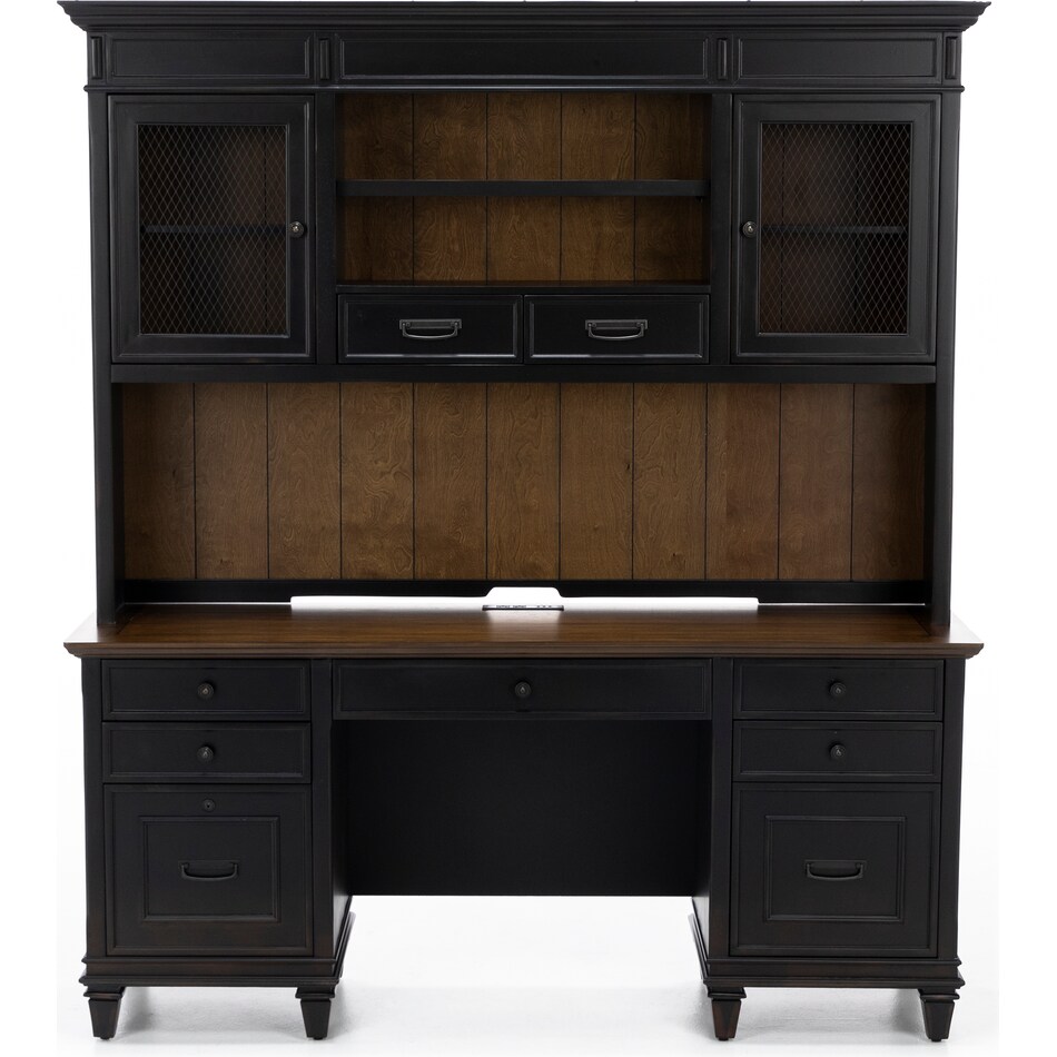 martin furniture brown desk pk  