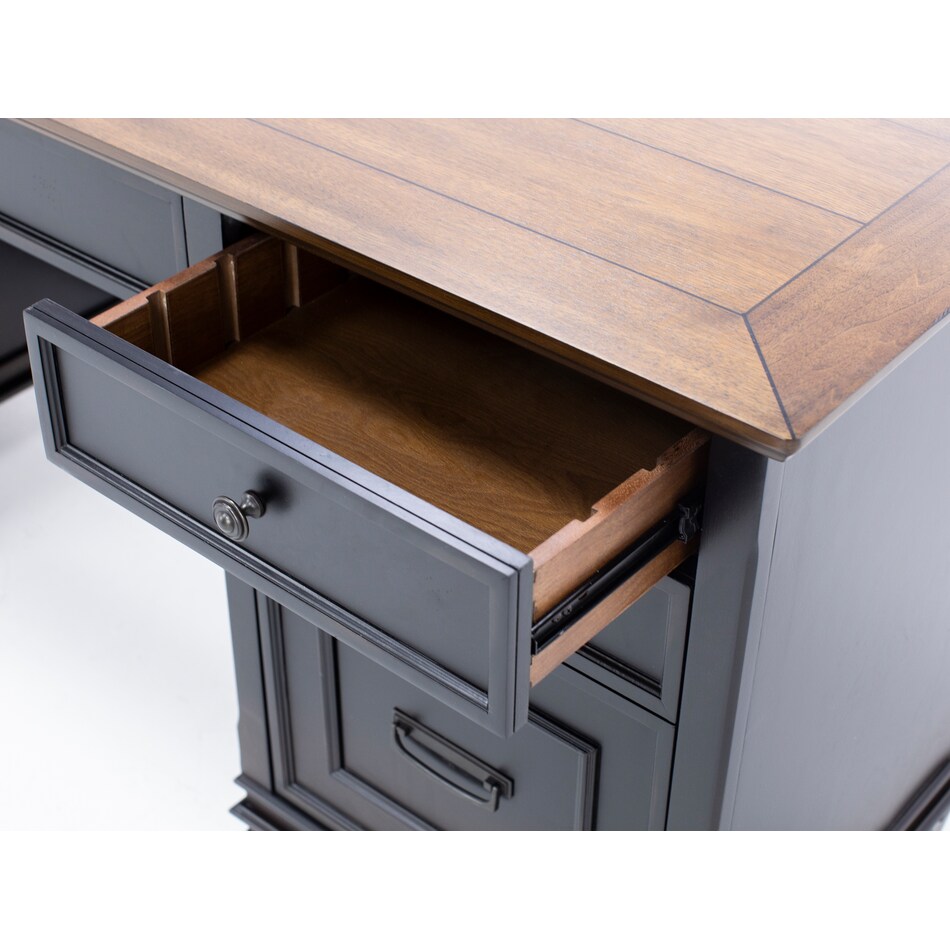 martin furniture brown desk pk  