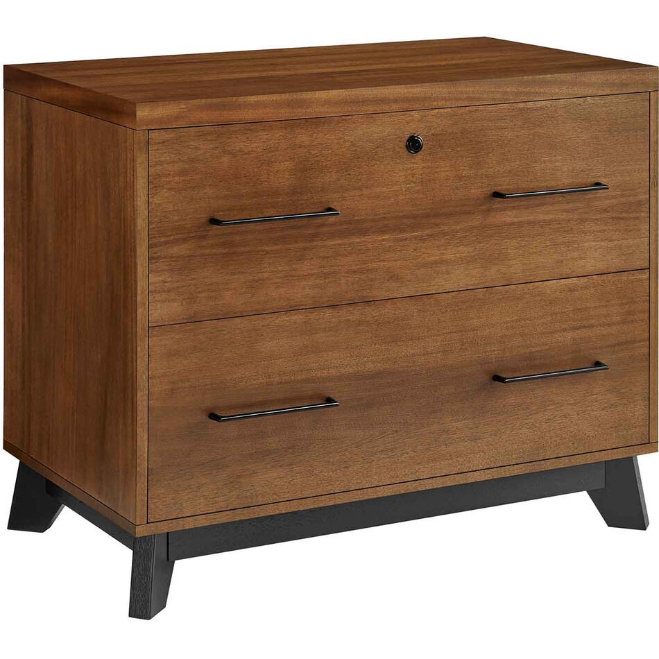 martin furniture brown filing cabinet and  