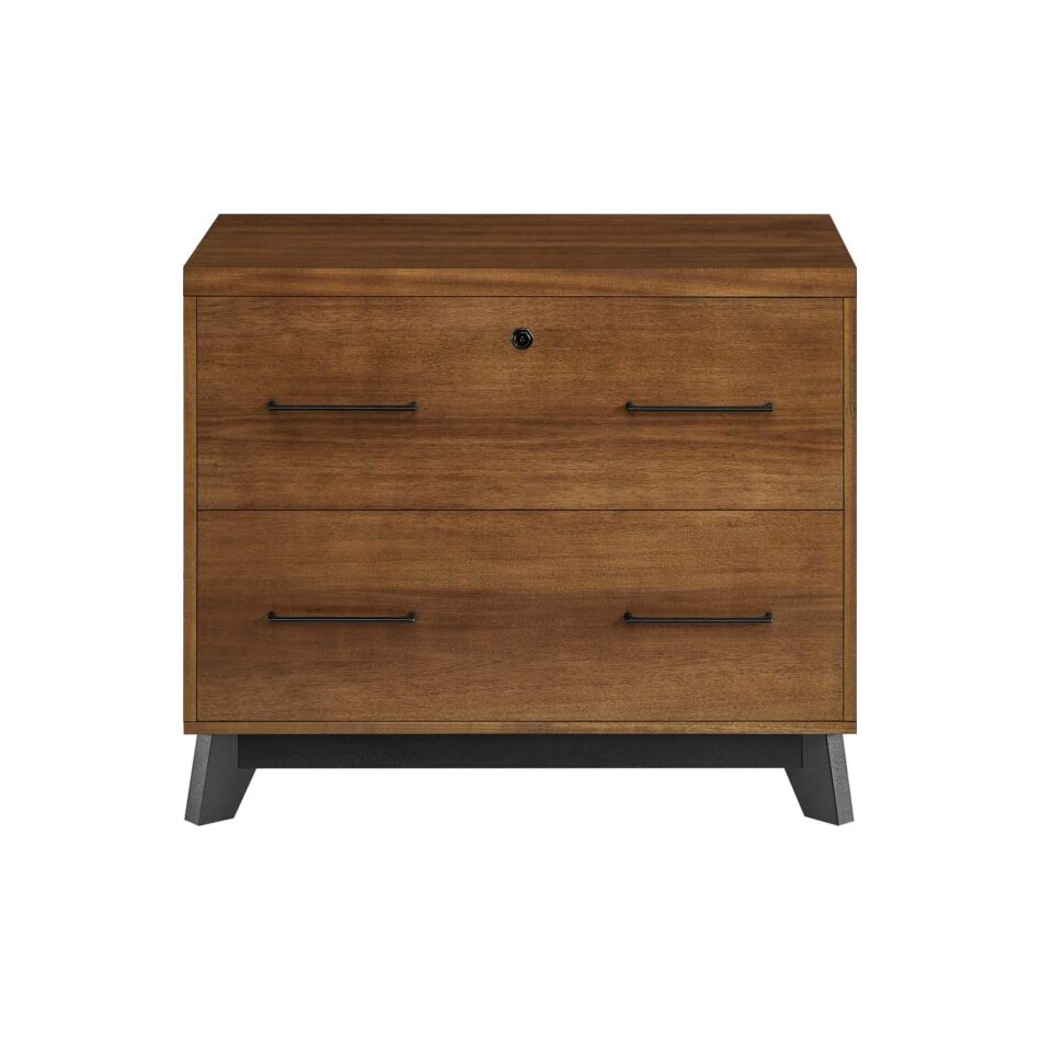 martin furniture brown filing cabinet and  