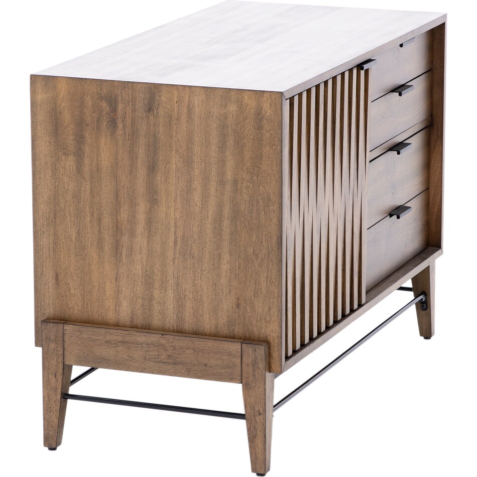 martin furniture brown filing cabinet del  