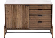 martin furniture brown filing cabinet del  