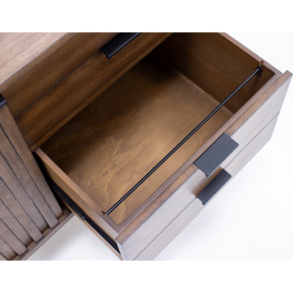 martin furniture brown filing cabinet del  
