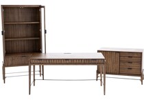 martin furniture brown filing cabinet del  