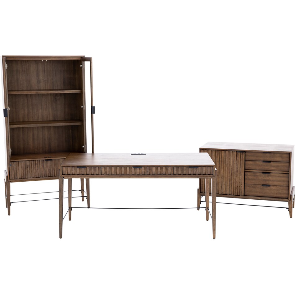 martin furniture brown filing cabinet del  