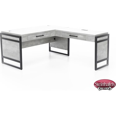 Artisan Concrete L Desk
