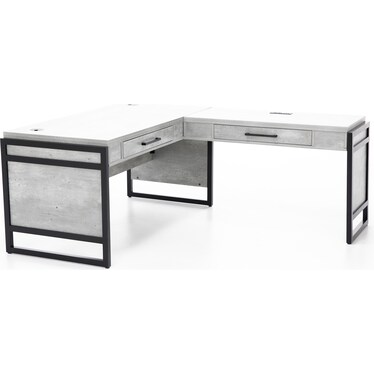 Artisan Concrete L Desk