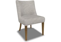 mavin woods  cocoa    chitchat hemp inch standard seat height side chair   