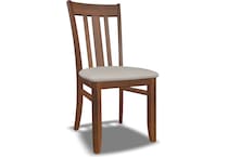 mavin woods  cocoa    chitchat hemp inch standard seat height side chair   