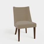 mavin woods  cocoa    feather inch standard seat height side chair   