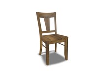 mavin woods brown inch standard seat height side chair   