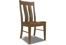 mavin woods brown inch standard seat height side chair   
