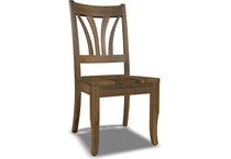 mavin woods brown inch standard seat height side chair   