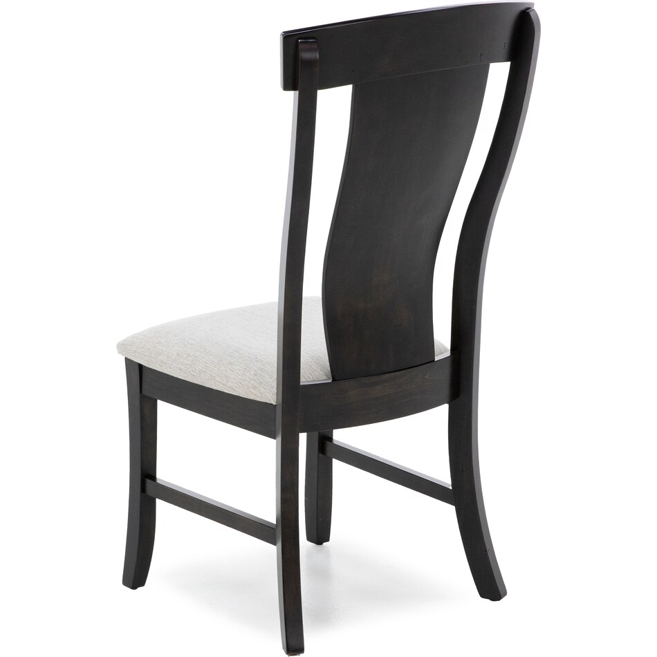 mavn  mocha    luna inch standard seat height side chair   