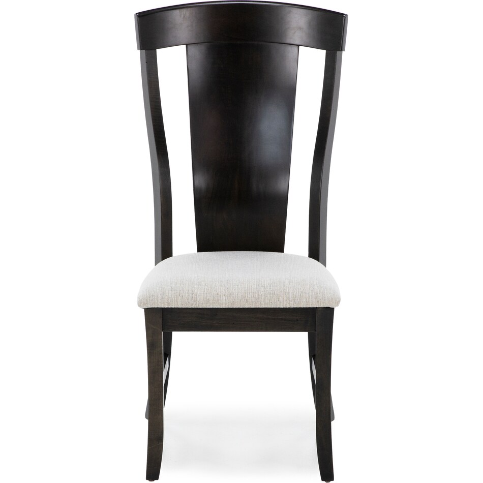 mavn  mocha    luna inch standard seat height side chair   