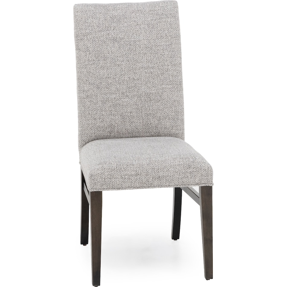 mavn  mocha    feather inch standard seat height side chair   