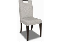 mavn  mocha    feather inch standard seat height side chair   