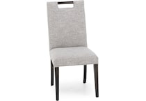 mavn  mocha    feather inch standard seat height side chair   