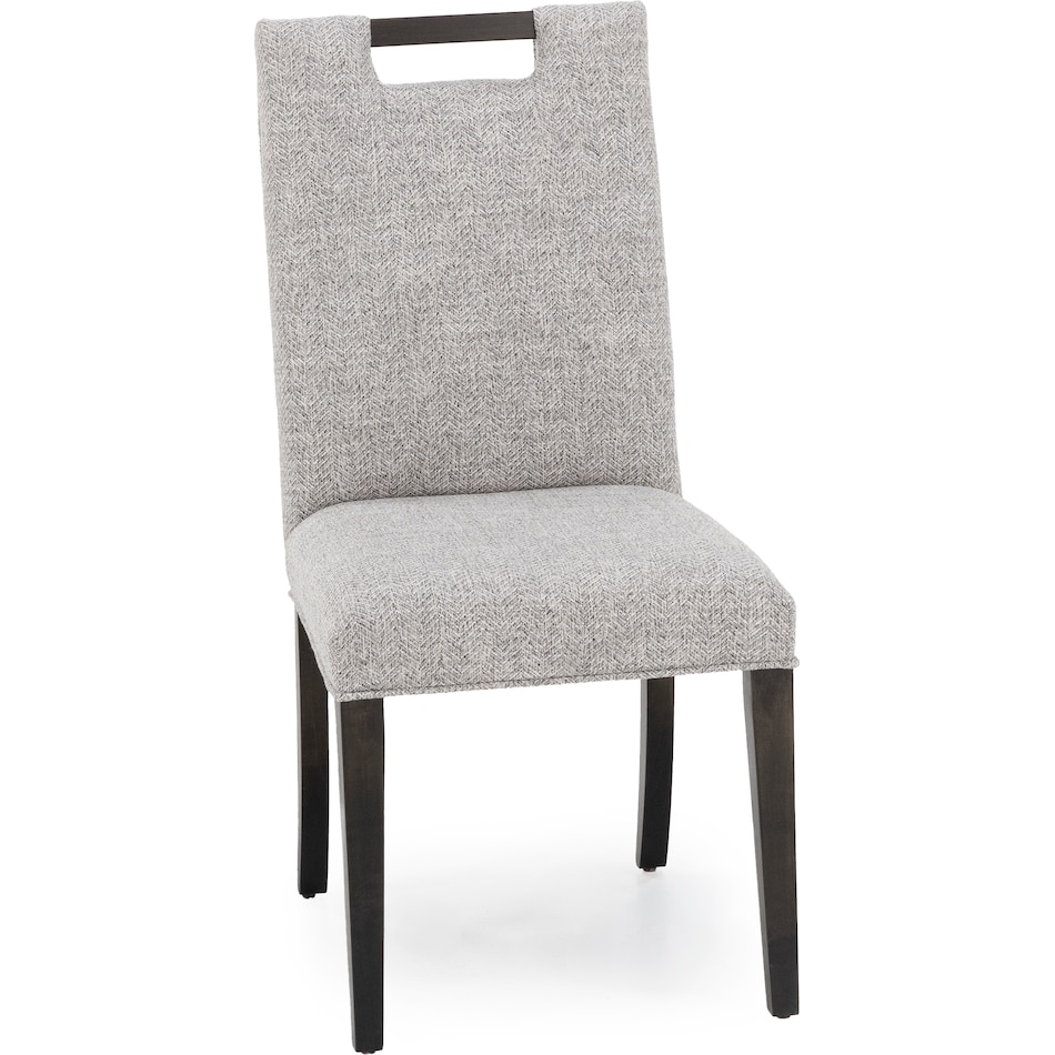 mavn  mocha    feather inch standard seat height side chair   